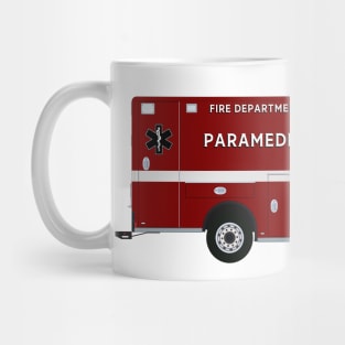 International Braun Fire Rescue Ambulance Mug